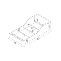 Luses Bir Nəfərlik Çarpayı - Cəviz - 4