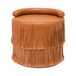 Maddox Berjer Kreslo Taba Dəri - Zemhome (1)