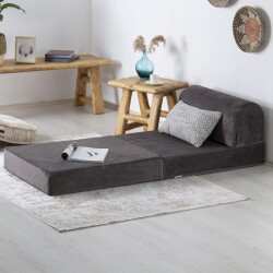 Magic Bir Nəfərlik Qatlanan Yataqlı Divan - Antrasit - Homedius (1)