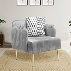 Margo Berjer Kreslo - Tünd Boz - Zemhome