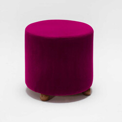 Mario Ahşap Ayaqlı Pufik Eflatun 514 - Evdebiz