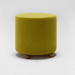 Mario Ahşap Ayaqlı Pufik Hardal 510 - Evdebiz (1)