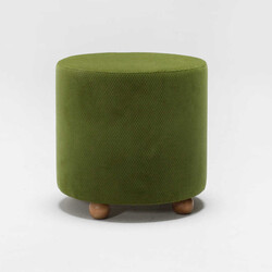 Mario Ahşap Ayaqlı Pufik Yeşil 511 - Evdebiz (1)