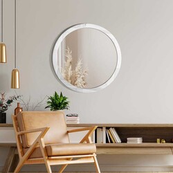 Masif Güzgü 60 cm - Beyaz - Bluecape