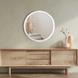 Masif Güzgü 60 cm - Beyaz - Bluecape (1)