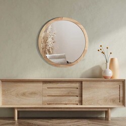 Masif Güzgü 60 cm - Doğal - Bluecape (1)