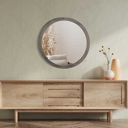 Masif Güzgü 60 cm - Gri - Bluecape (1)