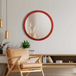 Masif Güzgü 60 cm - Kırmızı - Bluecape