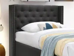 Massimo Bir Nəfərlik Çarpayı - Tünd Boz - Decore Mobilya (1)