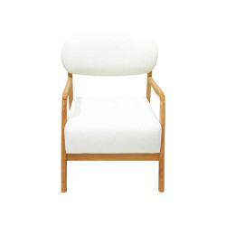 Matilda Berjer Kreslo - Ağ - Zemhome (1)