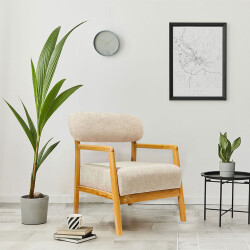 Matilda Berjer Kreslo - Qəhvəyi - Zemhome