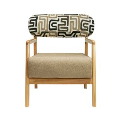 Matilda Punch Naxışlı Berjer Kreslo - Zemhome (1)