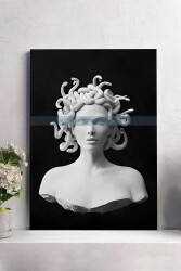 Medusa Büstü Kanvas Tablo - 2