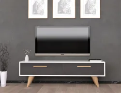 Melisa Tv Stend - Ağ/Antrasit 