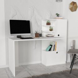 Merinos Calisma Masası - Ağ - Decoroom Collection (1)