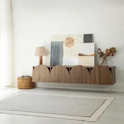 Mesta Divara Asılan Tv Stend - Cəviz 