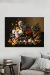 Meyve ve Çiçek Şöleni Kanvas Tablo - Markaev