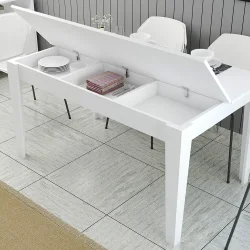 Milan Mətbəx Masası, Yemək Masası - Ağ - 4