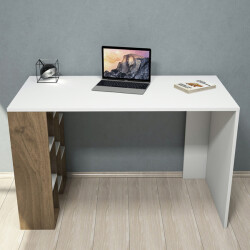 Mina Çalışma Masası - Ağ/Cəviz - Modev (1)