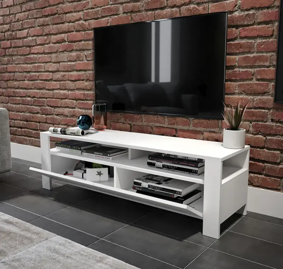 Mocca Tv Stend - Ağ - 3