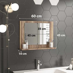 Modena Güzgü 60 cm * 45 cm - Ceviz - 4