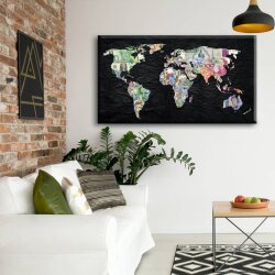 Money Map Kətan Tablo TB2117 - 3