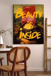 Monolisa Beauty is İnside Kətan Tablo - Markaev