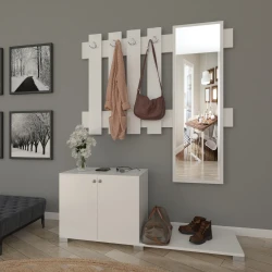 Monta Dəhliz Dolabı - Ağ - Modev (1)