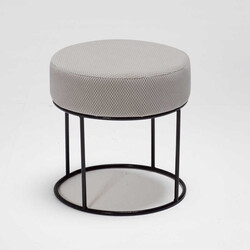 Moon Steel Ayaqlı Pufik Krem 501 - Evdebiz