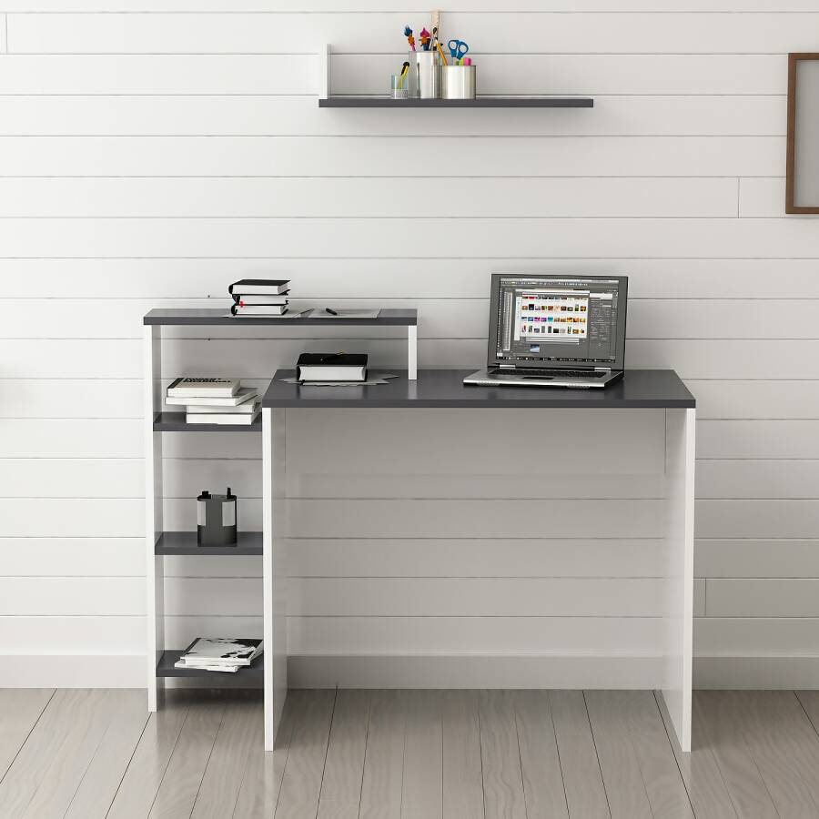 Serta Çalışma Masası - Antrasit/Ağ - 1