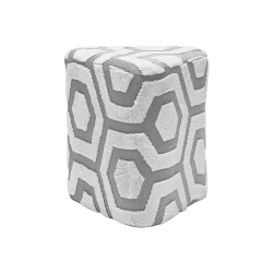 Myla Punch Pufik - Ağ/Tünd Boz - Zemhome (1)