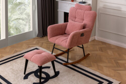 Relax Sallanır Tedy Kreslo - Pembe - Eymense
