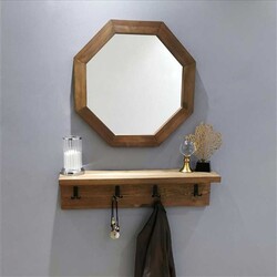 Dəhliz Dolabı Asqılıq Dresuar Masif Ahşap - Neostill (1)