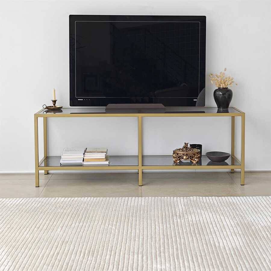 Basic Gold Tv Stend & Füme Cam - 2