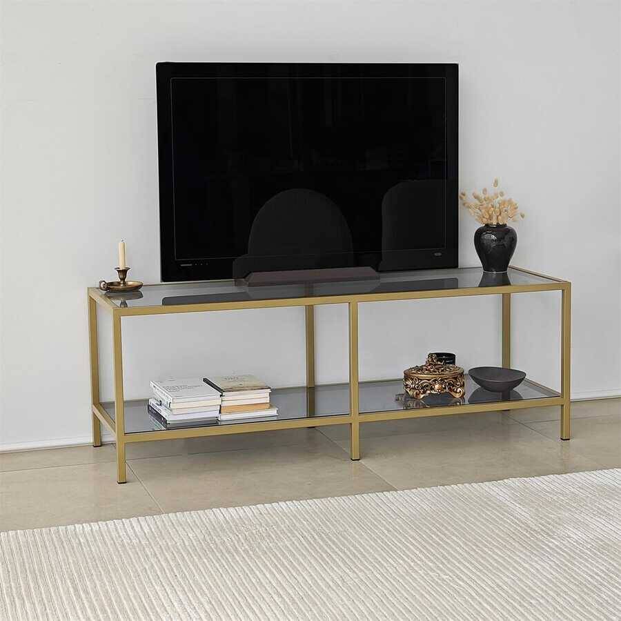 Basic Gold Tv Stend & Füme Cam - 5
