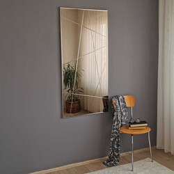 Bronz Güzgü Dekorativ Desenli Divar Salon Boy Güzgüsü A309-d - Neostill (1)