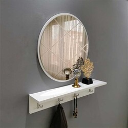 Bronz Güzgülü Dəhliz Dolabı Asqılıq Dresuar Paxlava - Neostill