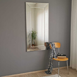 Dekorativ Divar Salon Güzgüsü 130x65 A305y - Neostill
