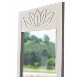 Lotus Boy Güzgüsü - Beyaz & Masif - Neostill (1)