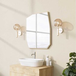 Quartz Hamam Güzgüsü - Safir Meşe - Neostill