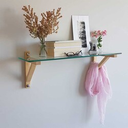 Divar Rəfi Temperli Cam R105 - Neostill