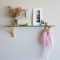 Divar Rəfi Temperli Cam R105 - Neostill (1)