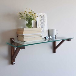 Divar Rəfi Temperli Cam R107 - Neostill