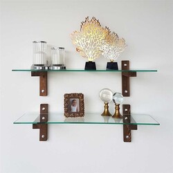 Divar Rəfi Temperli Düz Cam R100 - Neostill (1)