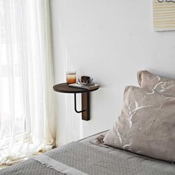 Reve Divar Rəfi - Siyah & Ceviz - Neostill