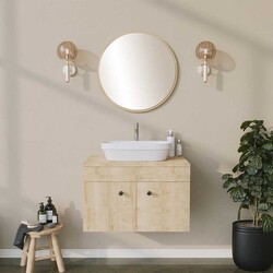 Yuvarlak Hamam Güzgüsü - Safir - Neostill (1)