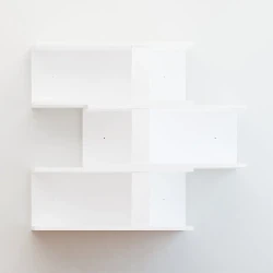 Nərgiz 3 Divar Rəfi - Ağ - Decoroom Collection (1)