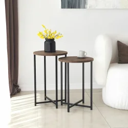 Neta 2'li Zigon Sehpa - Cəviz 