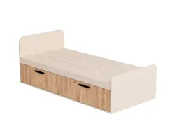 Newra Bir Nəfərlik Çarpayı - Meşə/Krem - Modev (1)