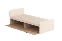 Newra Bir Nəfərlik Çarpayı - Meşə/Krem - 5